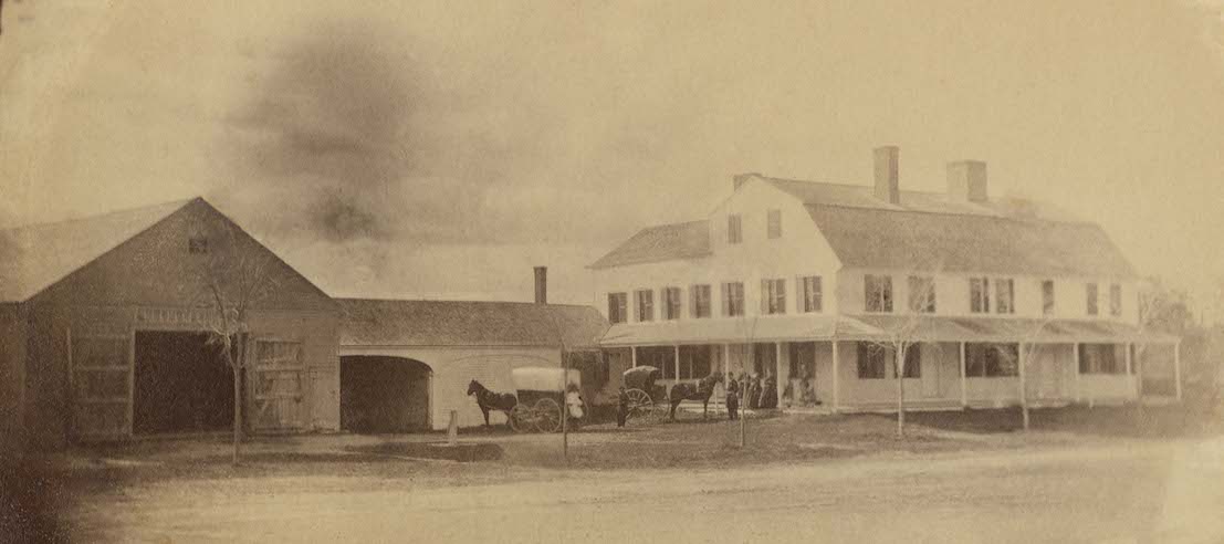 Josiah Smith Tavern circa 1865.