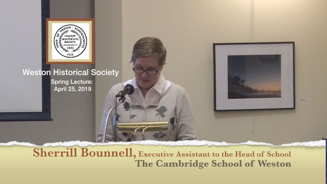 History of the Cambridge School of Weston, by Sherrill Bounnell.
